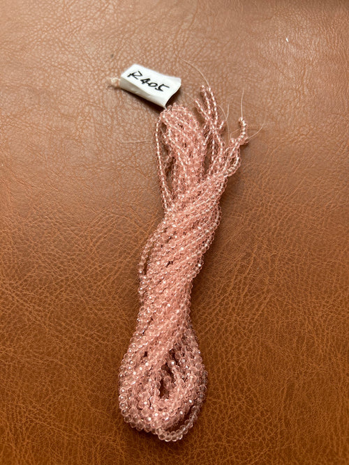 4mm flat faceted beads glass beads